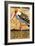 Nurnberg, Germany Zoo Poster With Crane On One Leg-Nurnberg Zoo-Framed Art Print