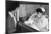 Nurse Aiko Hamaguchi, Mother Frances Yokoyama, Baby Fukomoto-Ansel Adams-Mounted Art Print