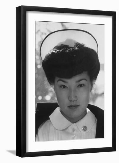 Nurse Aiko Hamaguchi-Ansel Adams-Framed Art Print