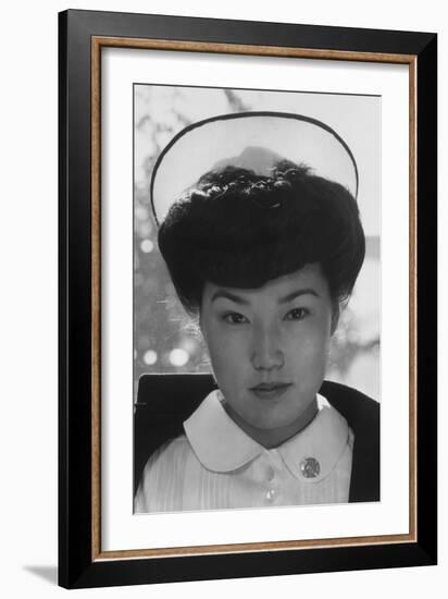 Nurse Aiko Hamaguchi-Ansel Adams-Framed Art Print