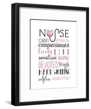 Nurse Art-Elizabeth Tyndall-Framed Art Print
