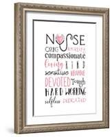 Nurse Art-Elizabeth Tyndall-Framed Art Print