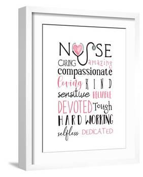 Nurse Art-Elizabeth Tyndall-Framed Art Print