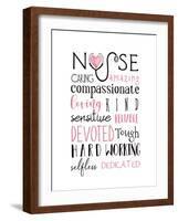 Nurse Art-Elizabeth Tyndall-Framed Art Print