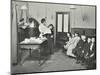 Nurse Cutting Childrens Verminous Hair, Finch Street Cleansing Station, London, 1911-null-Mounted Photographic Print