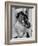 Nurse Holding African American Girl in Her Arms, Examining Her Finger-John Dominis-Framed Photographic Print