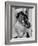 Nurse Holding African American Girl in Her Arms, Examining Her Finger-John Dominis-Framed Photographic Print