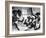 Nurse/Midwife Maude Callen Holds Baby and Teaches Class in Midwifery How to Look for Abnormalities-W^ Eugene Smith-Framed Photographic Print