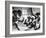 Nurse/Midwife Maude Callen Holds Baby and Teaches Class in Midwifery How to Look for Abnormalities-W^ Eugene Smith-Framed Photographic Print