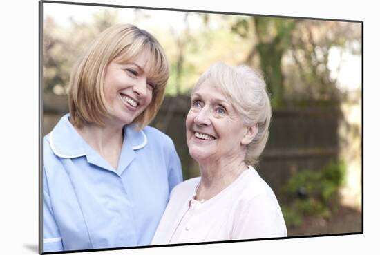 Nurse on a Home Visit-Science Photo Library-Mounted Photographic Print