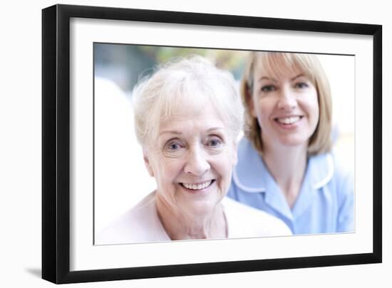 Nurse on a Home Visit-Science Photo Library-Framed Photographic Print