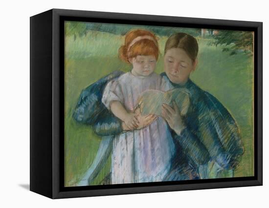 Nurse Reading to a Little Girl, 1895-Mary Stevenson Cassatt-Framed Premier Image Canvas