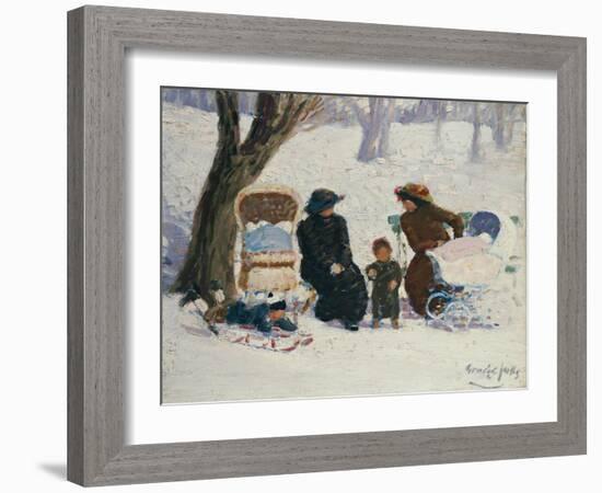 Nursemaids, High Bridge Park-George Luks-Framed Giclee Print