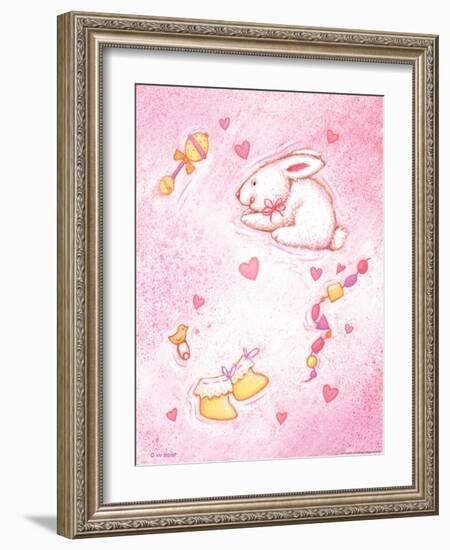 Nursery 1 Bunny-Viv Eisner-Framed Art Print