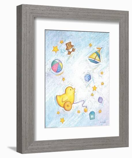 Nursery 2 Chick-Viv Eisner-Framed Art Print