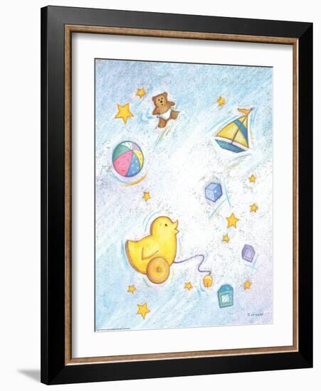 Nursery 2 Chick-Viv Eisner-Framed Art Print