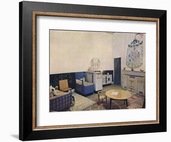 'Nursery designed by Esmé Gordon, A.R.I.B.A., A.R.I.A.S.', c1945-Unknown-Framed Photographic Print