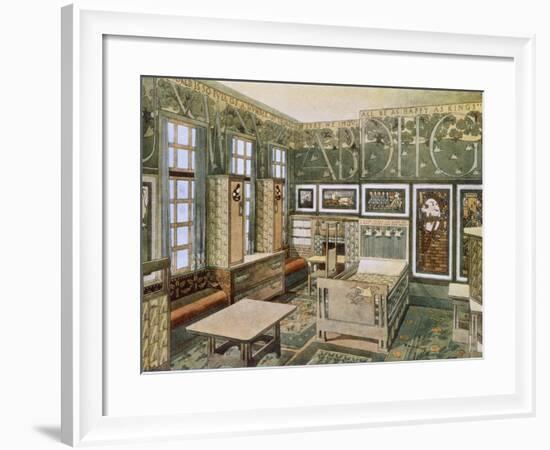 Nursery Designed by Will Bradley in His House in Concord, Massachusetts-null-Framed Giclee Print