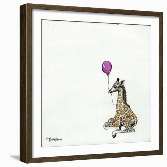 Nursery Giraffe-Britt Hallowell-Framed Art Print