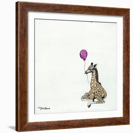 Nursery Giraffe-Britt Hallowell-Framed Art Print