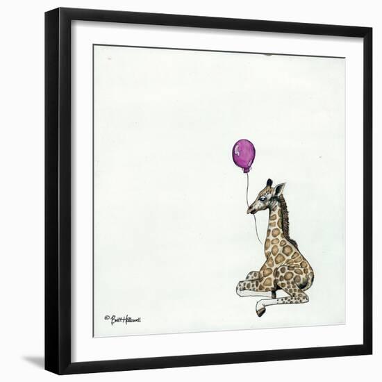 Nursery Giraffe-Britt Hallowell-Framed Art Print