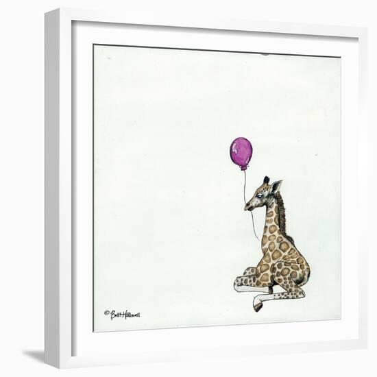 Nursery Giraffe-Britt Hallowell-Framed Art Print