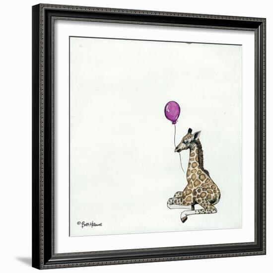 Nursery Giraffe-Britt Hallowell-Framed Art Print