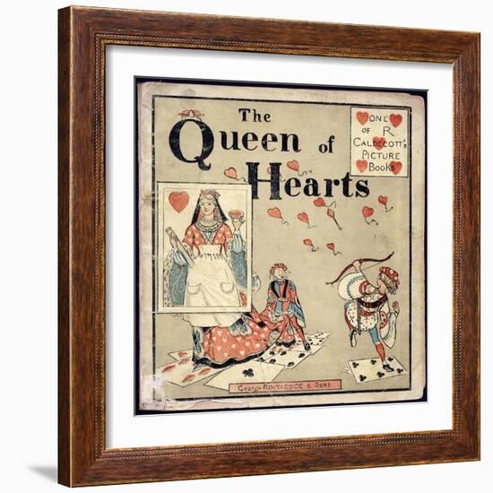 Nursery, Rhyme, the Queen of Hearts, Caldecott-Randolph Caldecott-Framed Art Print