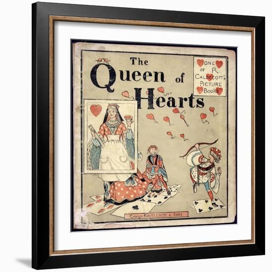 Nursery, Rhyme, the Queen of Hearts, Caldecott-Randolph Caldecott-Framed Art Print