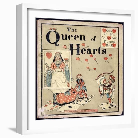 Nursery, Rhyme, the Queen of Hearts, Caldecott-Randolph Caldecott-Framed Art Print