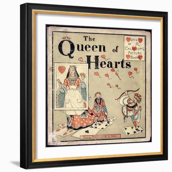 Nursery, Rhyme, the Queen of Hearts, Caldecott-Randolph Caldecott-Framed Art Print