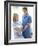 Nurses Checking Notes-Science Photo Library-Framed Photographic Print