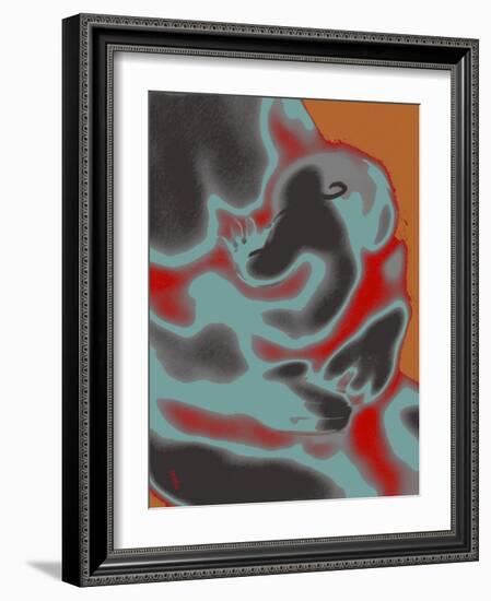 Nursing Child-Diana Ong-Framed Giclee Print