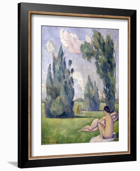 Nus dans un paysage-Emile Bernard-Framed Giclee Print