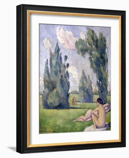 Nus dans un paysage-Emile Bernard-Framed Giclee Print