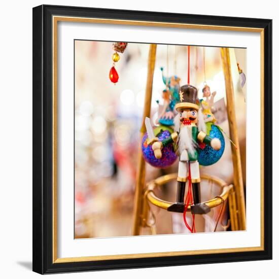 Nutcracker, Christmas Decoration, Reykjavik, Iceland-null-Framed Photographic Print