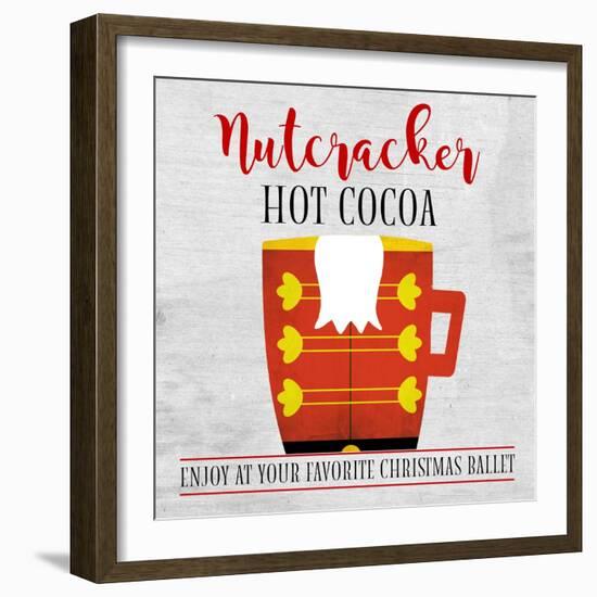 Nutcracker Hot Cocoa-Anna Quach-Framed Art Print