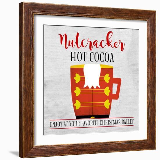 Nutcracker Hot Cocoa-Anna Quach-Framed Art Print