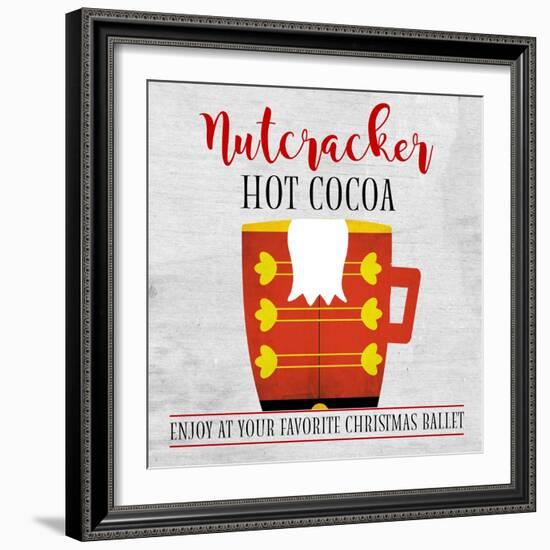 Nutcracker Hot Cocoa-Anna Quach-Framed Art Print