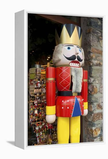 Nutcracker, Kathe Wohlfahrt, Rudesheim, Hessen, Germany-Jim Engelbrecht-Framed Premier Image Canvas