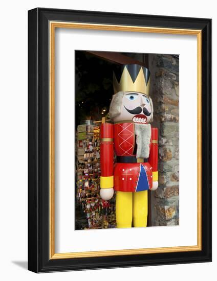 Nutcracker, Kathe Wohlfahrt, Rudesheim, Hessen, Germany-Jim Engelbrecht-Framed Photographic Print