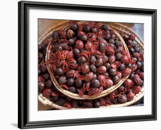 Nutmeg in Public Market, Castries, Caribbean-Greg Johnston-Framed Photographic Print