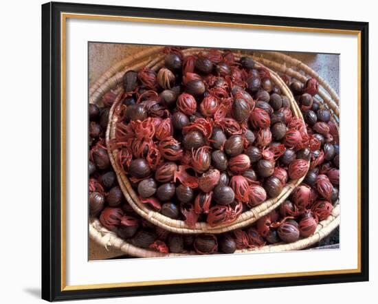 Nutmeg in Public Market, Castries, Caribbean-Greg Johnston-Framed Photographic Print