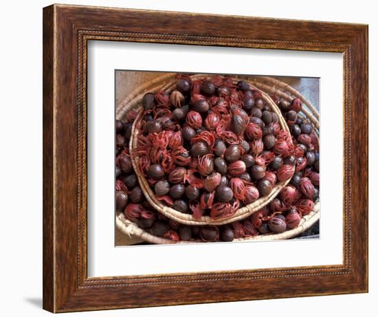 Nutmeg in Public Market, Castries, Caribbean-Greg Johnston-Framed Photographic Print