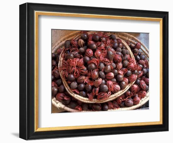 Nutmeg in Public Market, Castries, Caribbean-Greg Johnston-Framed Photographic Print