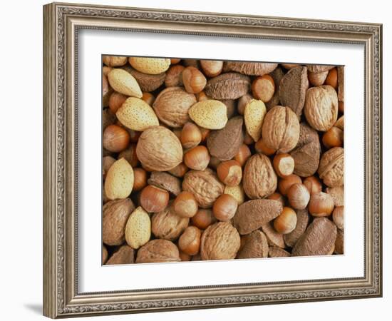 Nuts: Almonds, Brazils, Hazelnuts & Walnuts-Tony Craddock-Framed Photographic Print