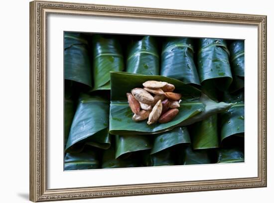 Nuts for Sale in the Market Hall in Honiara, Capital of the Solomon Islands, Pacific-Michael Runkel-Framed Photographic Print