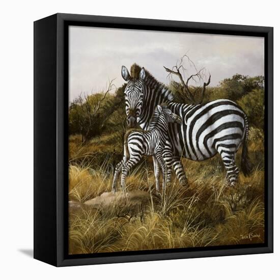 Nuzzling-Trevor V. Swanson-Framed Premier Image Canvas