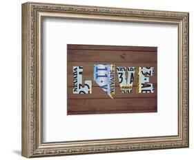 NV State Love-Design Turnpike-Framed Giclee Print