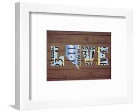 NV State Love-Design Turnpike-Framed Giclee Print